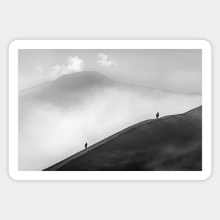 Bromo Crater Wall. Sticker